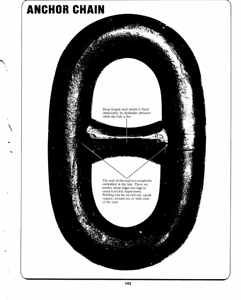 Chaîne d'ancre — page 1 du catalogue Dibblee Industries (W.J. Keating, 1940–)
