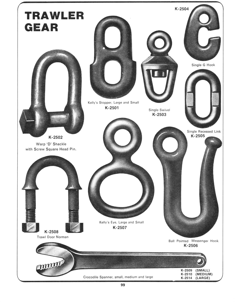 Marine Hardware — page 41 of the Dibblee Industries catalog (W.J. Keating, 1940–)