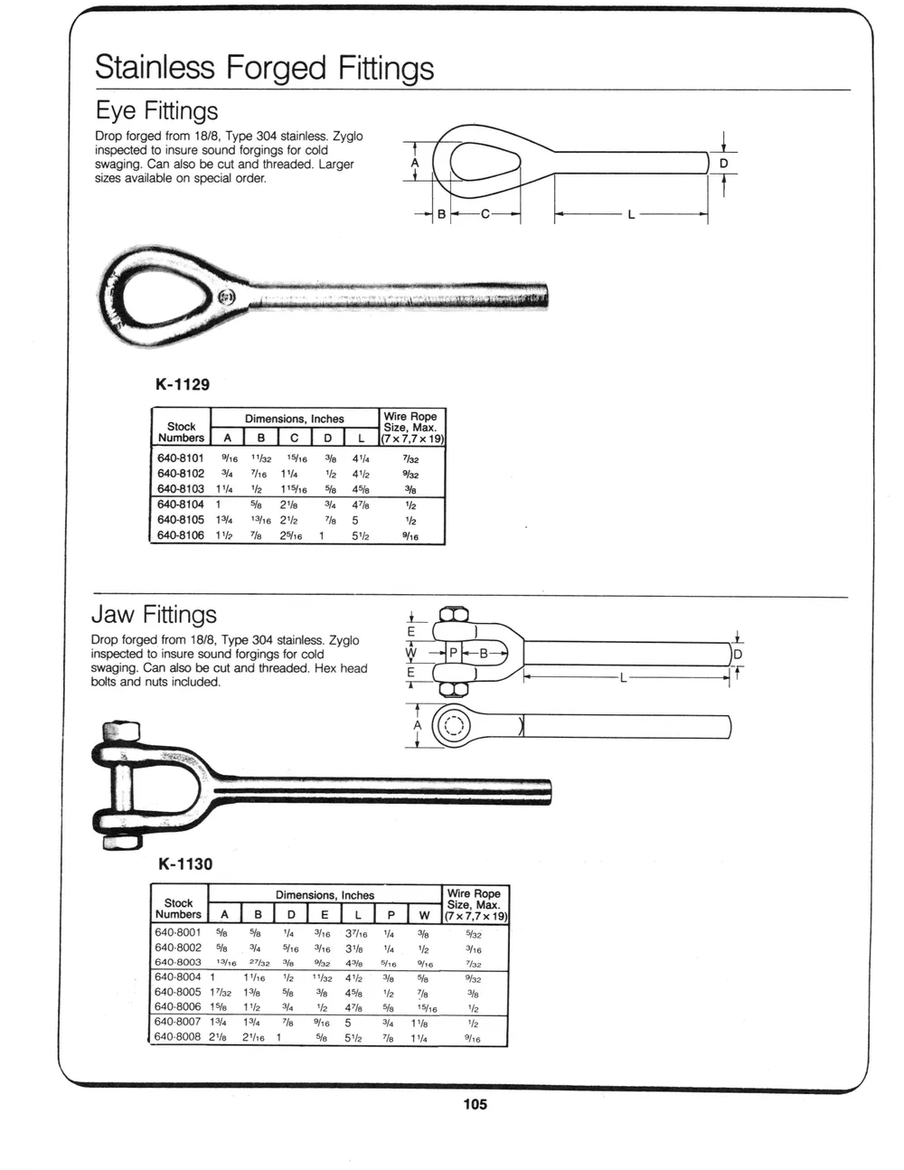 Marine Hardware — page 47 of the Dibblee Industries catalog (W.J. Keating, 1940–)